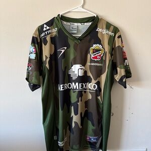 Camouflage Soccer Jersey with Logos